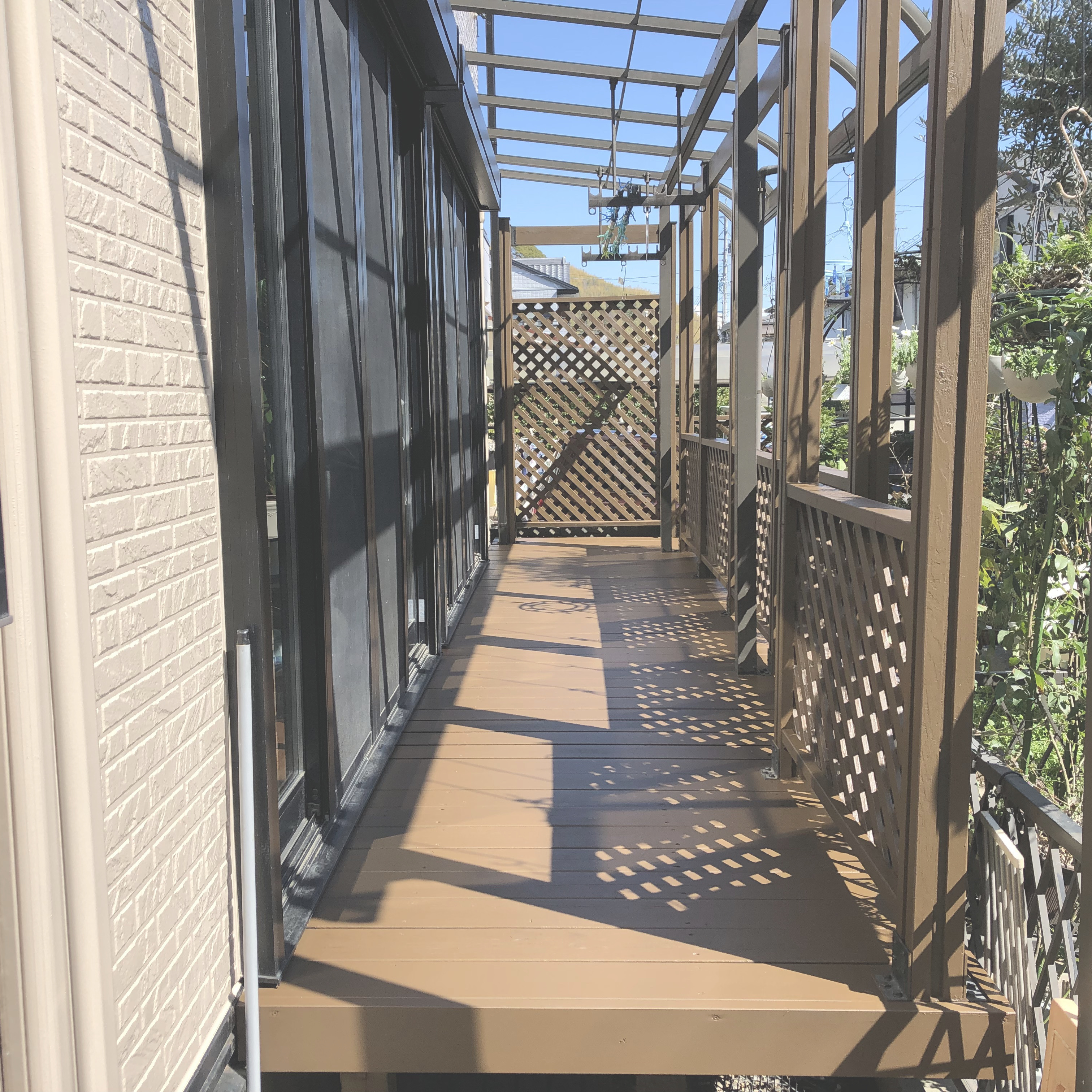 ウッドデッキ施工後